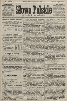 Słowo Polskie (wydanie popołudniowe). 1902, nr 28