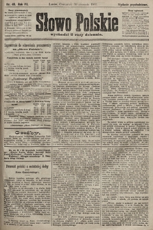 Słowo Polskie (wydanie popołudniowe). 1902, nr 48