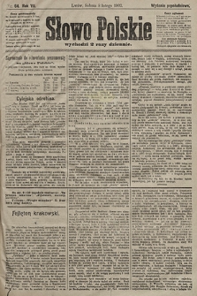 Słowo Polskie (wydanie popołudniowe). 1902, nr 64