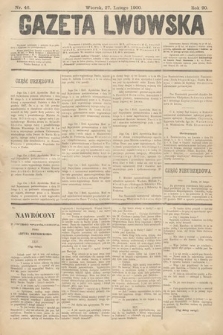 Gazeta Lwowska. 1900, nr 46