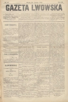 Gazeta Lwowska. 1900, nr 47