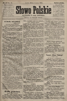 Słowo Polskie (wydanie poranne). 1902, nr 113