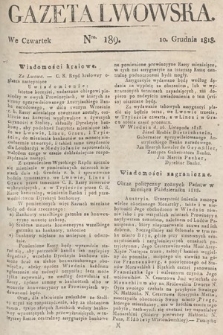 Gazeta Lwowska. 1818, nr 189