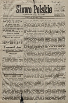 Słowo Polskie (wydanie popołudniowe). 1902, nr 162