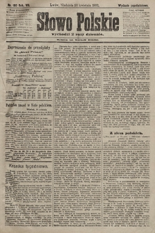 Słowo Polskie (wydanie popołudniowe). 1902, nr 188