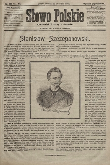 Słowo Polskie (wydanie popołudniowe). 1902, nr 199