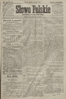 Słowo Polskie (wydanie popołudniowe). 1902, nr 230