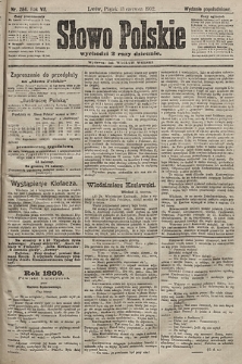 Słowo Polskie (wydanie popołudniowe). 1902, nr 284