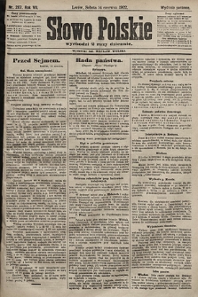 Słowo Polskie (wydanie poranne). 1902, nr 287