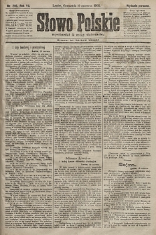 Słowo Polskie (wydanie poranne). 1902, nr 296