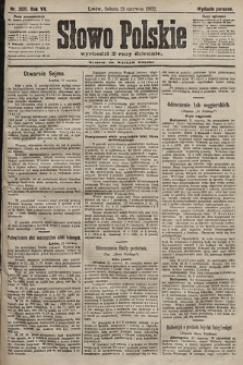 Słowo Polskie (wydanie poranne). 1902, nr 300