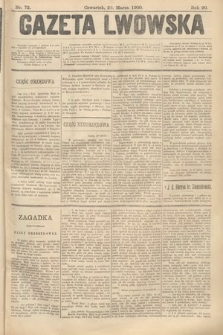 Gazeta Lwowska. 1900, nr 72