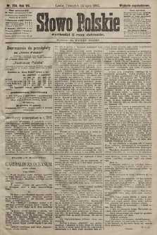 Słowo Polskie (wydanie popołudniowe). 1902, nr 359