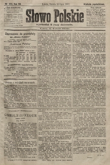 Słowo Polskie (wydanie popołudniowe). 1902, nr 363