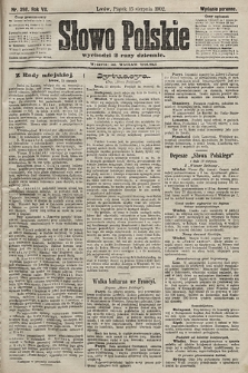 Słowo Polskie (wydanie poranne). 1902, nr 398