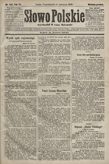 Słowo Polskie (wydanie poranne). 1902, nr 448