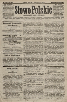 Słowo Polskie (wydanie popołudniowe). 1902, nr 484