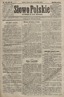 Słowo Polskie (wydanie poranne). 1902, nr 493