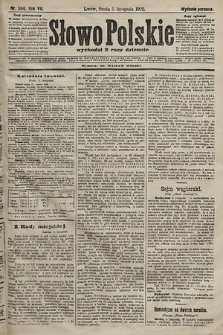 Słowo Polskie (wydanie poranne). 1902, nr 534