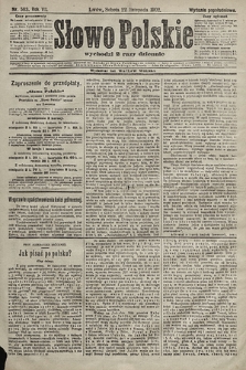 Słowo Polskie (wydanie popołudniowe). 1902, nr 563