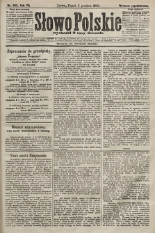 Słowo Polskie (wydanie popołudniowe). 1902, nr 585