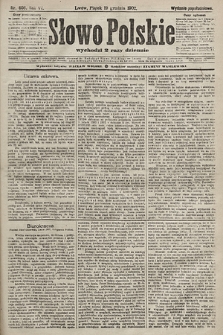 Słowo Polskie (wydanie popołudniowe). 1902, nr 608