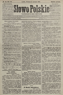 Słowo Polskie (wydanie poranne). 1903, nr 20