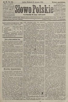 Słowo Polskie (wydanie popołudniowe). 1903, nr 29