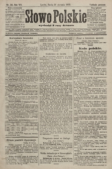 Słowo Polskie (wydanie poranne). 1903, nr 34