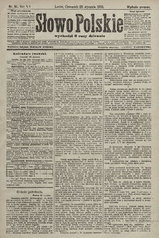Słowo Polskie (wydanie poranne). 1903, nr 36
