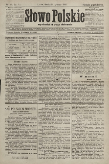 Słowo Polskie (wydanie popołudniowe). 1903, nr 45