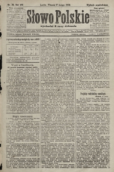 Słowo Polskie (wydanie popołudniowe). 1903, nr 78