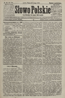 Słowo Polskie (wydanie popołudniowe). 1903, nr 84