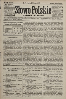 Słowo Polskie (wydanie popołudniowe). 1903, nr 92