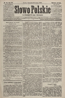 Słowo Polskie (wydanie poranne). 1903, nr 95