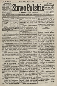 Słowo Polskie (wydanie popołudniowe). 1903, nr 122