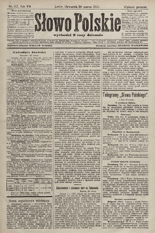 Słowo Polskie (wydanie popołudniowe). 1903, nr 142