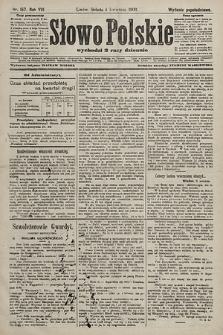 Słowo Polskie (wydanie popołudniowe). 1903, nr 157