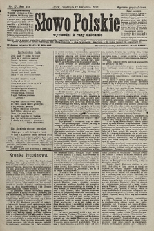 Słowo Polskie (wydanie popołudniowe). 1903, nr 171