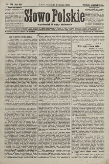 Słowo Polskie (wydanie popołudniowe). 1903, nr 179