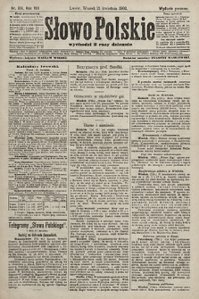 Słowo Polskie (wydanie poranne). 1903, nr 184