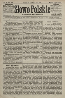 Słowo Polskie (wydanie popołudniowe). 1903, nr 185