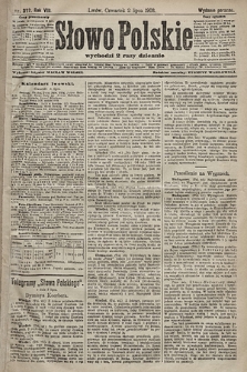 Słowo Polskie (wydanie poranne). 1903, nr 302