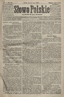 Słowo Polskie (wydanie popołudniowe). 1903, nr 313