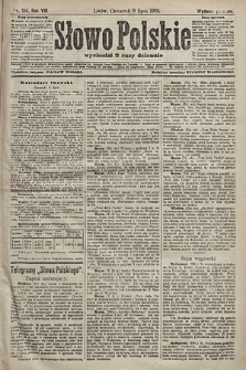 Słowo Polskie (wydanie poranne). 1903, nr 314