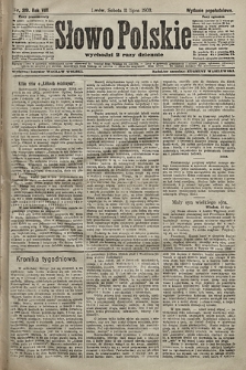 Słowo Polskie (wydanie popołudniowe). 1903, nr 319