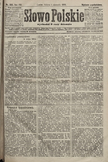 Słowo Polskie (wydanie popołudniowe). 1903, nr 356