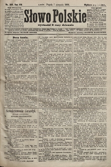 Słowo Polskie (wydanie popołudniowe). 1903, nr 366