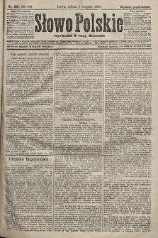 Słowo Polskie (wydanie popołudniowe). 1903, nr 368