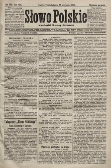 Słowo Polskie (wydanie poranne). 1903, nr 380